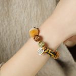 Tibetan Style Multi-Gem Lion Bracelet