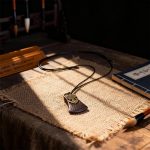 Ebony Handmade Axe-Shaped Pendant