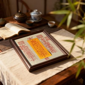 Fox Immortal Charm-Enhancing Frame - Approximately 11.69 inches × 16.54 inches