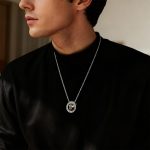 Double – Ring Pixiu Men’s Necklace