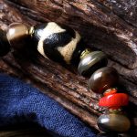 Yak Bone Dzi Bead Bracelet