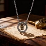 Double – Ring Pixiu Men’s Necklace