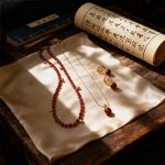 Red Agate Fire Element Jewelry Set