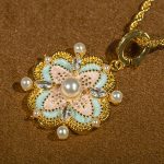 Resplendent New Chinese Style Four-Petal Flower Good Luck Jewelry Set
