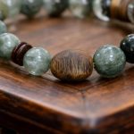 Prosperous Career Green Hair Crystal Bracelet