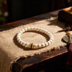 White Bodhi Bracelet