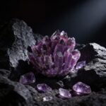 Deep Purple Amethyst Crystal Cluster