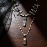 Healing Clear Quartz Raw Crystal Macramé Necklace