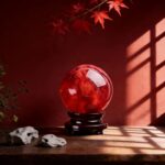 Natural Red Quartz Sphere