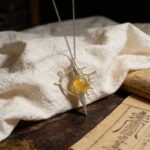 Handmade Wire-Wrapped Natural Citrine Pendant
