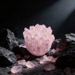 Pink Aura Crystal Cluster