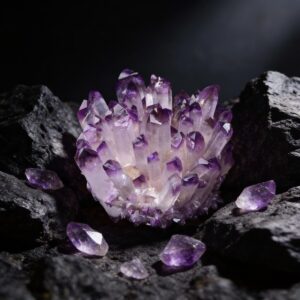 Pale Amethyst Crystal Cluster Fortune