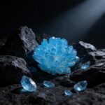 Blue Aura Crystal Cluster