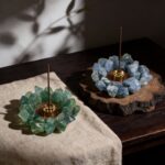 Natural Crystal Incense Holder