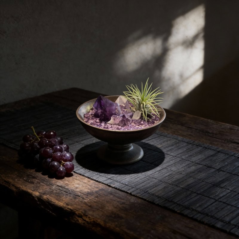 Natural Amethyst Wealth Bowl