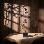 Amethyst Blossom Decorative Sculpture
