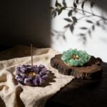 Natural Crystal Incense Holder