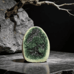 Green Crystal Paperweight