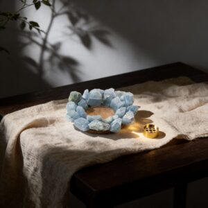 Natural Crystal Incense Holder - Blue Crystal
