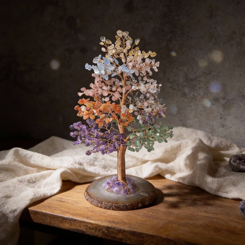 Colorful Crystal Fortune Tree