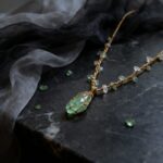 Handmade Macramé Natural Green Fluorite Pendant