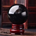 Natural Black Quartz Sphere