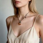 Citrine Scepter Handmade Macramé Necklace