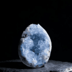 Blue Quartz Geode Paperweight