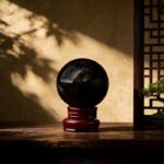 Natural Black Quartz Sphere