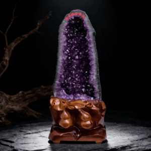 Natural Amethyst Geode Cluster - 5.9in