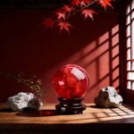 Natural Red Quartz Sphere