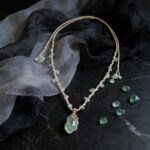 Handmade Macramé Natural Green Fluorite Pendant