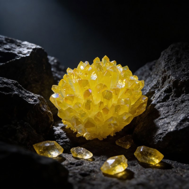 Citrine Crystal Cluster