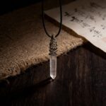 Handmade Wire-Wrapped Clear Quartz Pendant