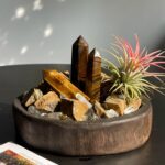 Natural Tiger’s Eye Raw Stone Energy Bowl