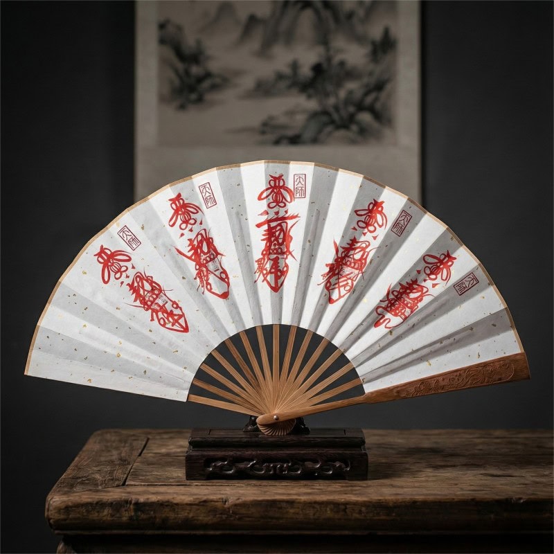 Heavenly Master Image Five Thunder Fan