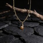 Citrine Scepter Handmade Macramé Necklace