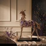 Amethyst Horse Sculpture