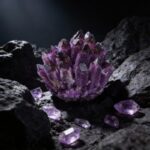 Deep Purple Amethyst Crystal Cluster