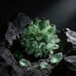 Green Quartz Crystal Cluster Fortune
