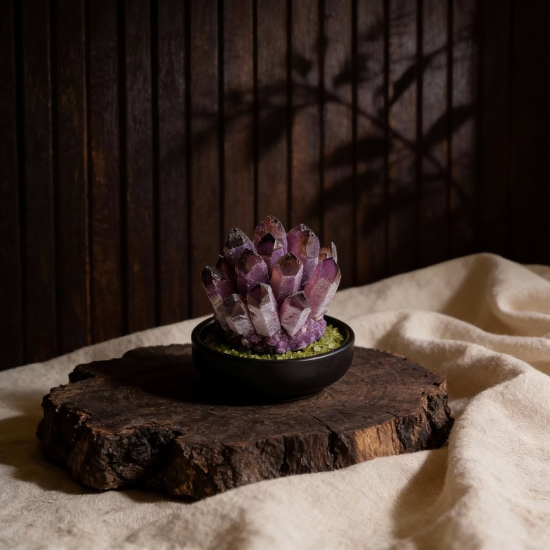 Natural Amethyst Cluster