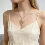 Handmade Wire-Wrapped Natural Citrine Pendant