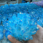 Blue Aura Crystal Cluster