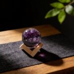 Natural Amethyst Geode Sphere