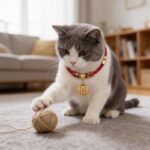 Red String Six Blessings & Five Gods of Wealth Pet Collar