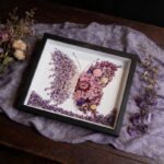 Purple Preserved Flower Crystal Butterfly DIY Craft Kit