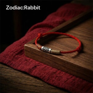 Twelve Zodiac Guardian Peace Red Bracelet - Rabbit Zodiac