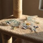 Panda Embroidery Pet Shawl Bib