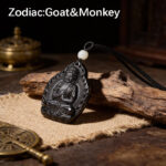 Obsidian Zodiac Guardian Pendant