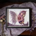 Purple Preserved Flower Crystal Butterfly DIY Craft Kit